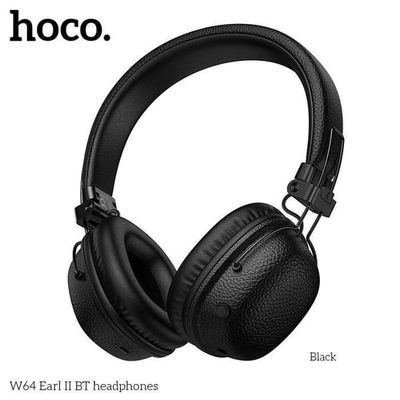 Trådlösa hörlurar - HOCO - Earl W64 - 32 h batteritid - Bluetooth 5.4 - Bekväm circumaural design