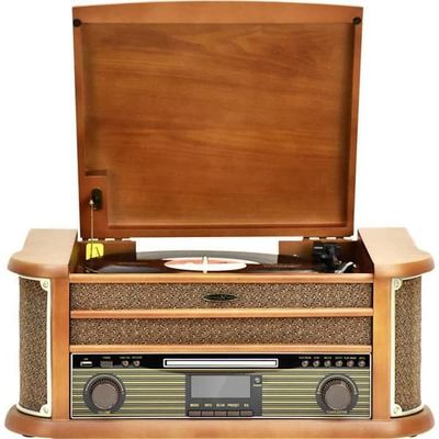 Reflexion HIF2002DAB Stereosystem AUX, Bluetooth, CD, DAB+, Kassett, Skivspelare, FM, USB, WiFi, inspelningsfunktion