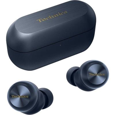 Technics EAH-AZ100E Trådlösa hörlurar ANC Bluetooth Multipoint Voice Focus AI Mörkblå