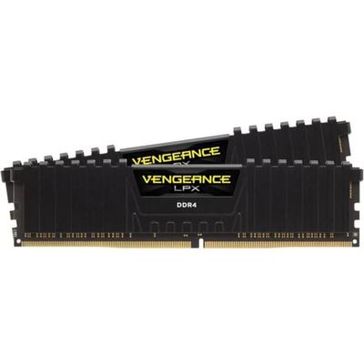 RAM-minne - CORSAIR - Vengeance LPX DDR4 - 16GB 2x8GB DIMM - 2666 MHz - 1,20V - Svart (CMK16GX4M2A2666C)