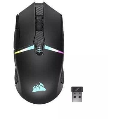 Trådlös spelmus - CORSAIR - NIGHTSABRE TRÅDLÖS - RGB - Svart