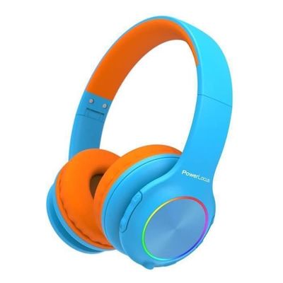 Trådlösa Bluetooth-hörlurar - POWERLOCUS - Orange - Fällbar - För barn - Unisex