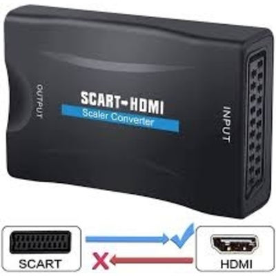 SCART till HDMI-adapter 1080P HD Video Audio Upscale Converter