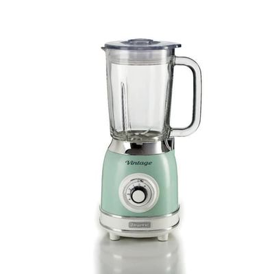 BLENDER VINTAGE GLAS 1000 WATT 583 ARIETE GRØN