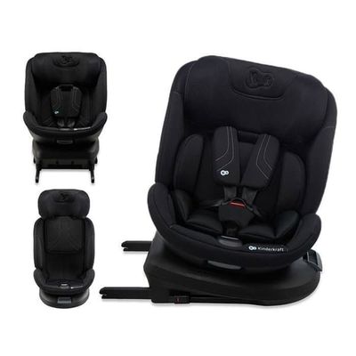 Bilbarnstol Kinderkraft XPEDITION 3 i-Size 360° Svängbar ISOFIX Utvecklingsbar 40-150 cm Svart