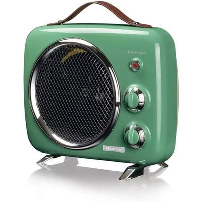 Blæserradiator - ARIETE - 808/2 - Grøn - Elektrisk - Vintage