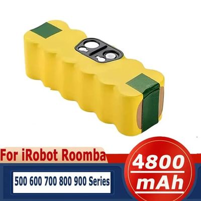 Roomba batteri - Li-Ion R3 erstatningsbatteri - 14,4V 48000mAh - Til iRobot robotstøvsuger - Passer 500 550 560 600 650 698 780 980 976