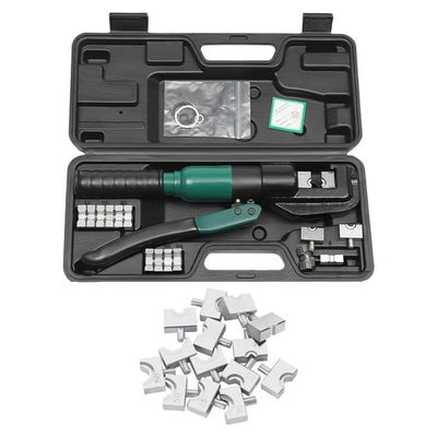 Hydraulisk crimpetang/kabelskopresse - YQK-70 - 6 ton - 4–70 mm² - Til batterikabler & ledere - Grøn