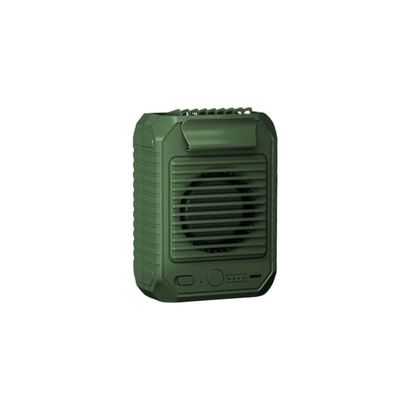 Bælte-/hofteventilator - Turbo minifan - 10000 mAh batteri - 3 hastigheder - Støjsvag - Kraftig luftstrøm - USB-opladning - Grøn
