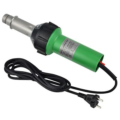 Varmluftspistol - 1600 W värmepistol - 40–600 °C - Justerbar temperatur - Plastsvets/Krympplast PP PVC - CE - EU‑kontakt 220 V