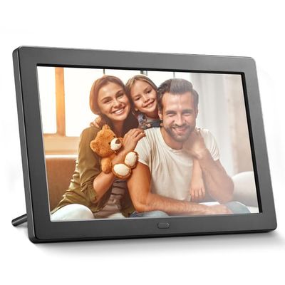 Smart digital fotoram - 8 tum (20,3 cm) - 32GB minne - 1280x720 HD pekskärm - fjärrkontroll - väggmonterbar - USB/AC