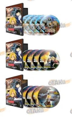 FULLMETAL ALCHEMIST (SESONG 1+2) - TV DVD (115 EPISODER + 2 FILMER + 3 LIVE ACTION)