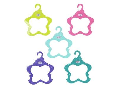 DUKKETILBEHØR - BB KLESHENGERE 5 PK 43 CM
