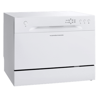 Scandomestic SFO 2203 W - Benkoppvaskmaskin - bredde: 55 cm - dybde: 50 cm - høyde: 43,8 cm - Hvit - 49 dB