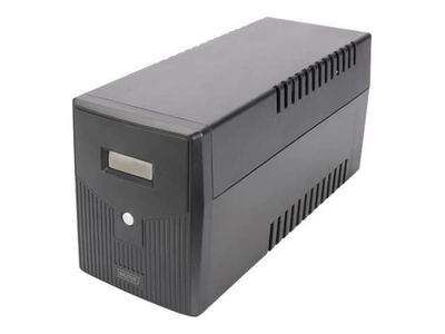 DIGITUS Professional DN-170076 - UPS - AC 230 V - 1200 Watt - 2000 VA - 9 Ah - USB, RS-232 - utgångskontakter: 4