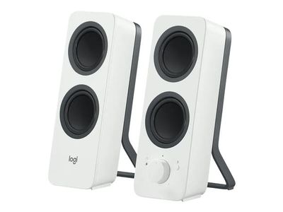 Logitech Z207 - Högtalare - för persondator - 2.0-kanals - trådlös - Bluetooth - 5 Watt (Total) - vit
