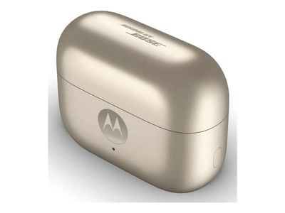 Motorola moto buds loop - True wireless-hörlurar med mikrofon - inuti örat - med öronklämma - Bluetooth - fransk ek