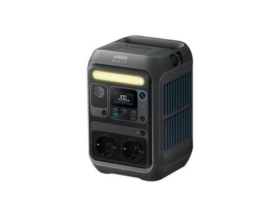 Anker SOLIX C300X - Bærbar strømstasjon - AC 220-240 V - 300 watt - litium-jernfosfat - 288 Wh - Wi-Fi, Bluetooth - utgangskontakter: 2