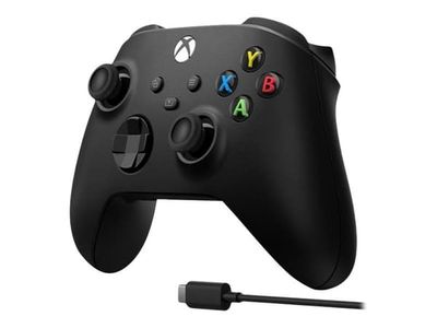 Microsoft Xbox Wireless Controller + USB-C Cable - Håndkonsoll - trådløs - Bluetooth - for PC, Microsoft Xbox One, Android, iOS, Microsoft Xbox Ser...