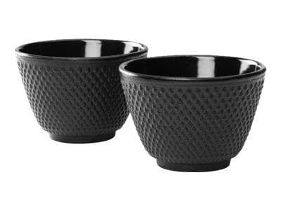 Bredemeijer Xilin - Tea mug - Størrelse 7.8 cm diameter - Høyde 5.3 cm - svart (en pakke 2)