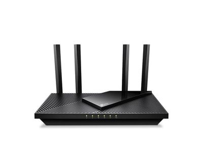 TP-Link Archer AX55 Pro, Wi-Fi 6 (802.11ax), Dobbelbånd (2.4 GHz / 5 GHz), Ethernet/bredbåndsforbindelse, Svart, Skrivebord/stolperuter
