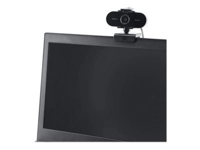 DICOTA Webcam PRO Plus Full HD - Nettkamera - farge - 1920 x 1080 - 1080p - lyd - USB 2.0