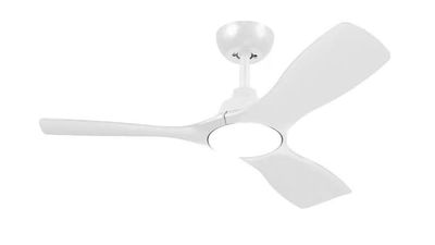 Philips Takfläktslampa Olas 30 (fläkt) + 24 (lampa) W, Bladfläkt för hushållsbruk, Vit, Tak, Metall, IP20, I