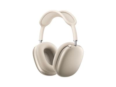 Apple AirPods Max - Hörlurar med mikrofon - fullstorlek - Bluetooth - trådlös - aktiv brusradering - starlight