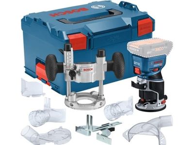Bosch GKF 18V-8, Sort, Blå, 30000 RPM, 6, 6.35 (1/4"), 8 (5/16"), 10000 RPM, 95 dB, 87 dB - SOLO