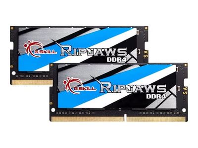 G.Skill Ripjaws - DDR4 - sats - 32 GB: 2 x 16 GB - SO DIMM 260-pin - 2400 MHz / PC4-19200 - CL16 - 1.2 V - ej buffrad - icke ECC