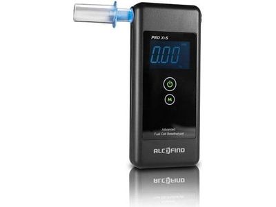 AlcoFind PRO X-5 | Elektrokjemisk alkometer | med platinasensor, 2 x AAA