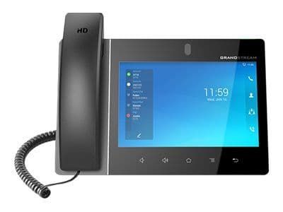 Grandstream GXV3480 - IP-videotelefon - med digital kamera, Bluetooth interface - IEEE 802.11a/b/g/n/ac/ax (Wi-Fi) / Bluetooth 5.0 - 12-riktad samt...