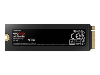 Samsung 990 Pro, 4 TB, M.2, 7450 MB/s