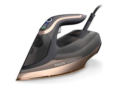 Philips Azur 8000 Series DST8041 - Ångstrykjärn med automatisk avstängning - sula SteamGlide Elite - 3000 W - svart