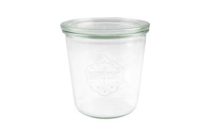 Sylteglas, Rund, Ø 100, højde 107 Glass, transparent, pakke a 6 stk Weck Fødevaregodkendt
