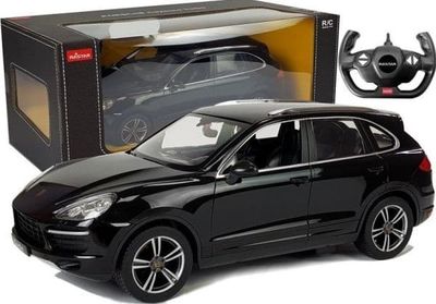 Rastar Auto R/C Porsche Cayenne Turbo 1:14 svart m/ fører