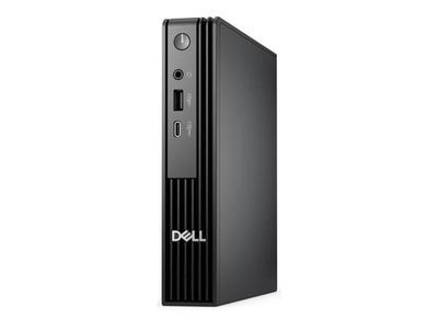 Dell Pro Micro QCM1250 - AI PC - mikro Core i3 i3-14100T / inntil 4.4 GHz - RAM 8 GB - SSD 512 GB - NVMe - UHD Graphics 730 - Gigabit Ethernet, Blu...
