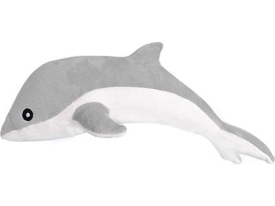 LeanToys Plush Dolphin Mascot Grå 70 cm