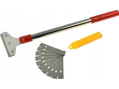 Geko skrape for fjerning av maling fra vegger og vinduer 48 cm + 10 blader (150)