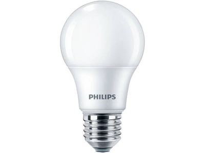 Philips Lamppu 60W A60 E27 x4, 8 W, 60 W, E27, 806 lm, 15000 h, Lämmin valkoinen