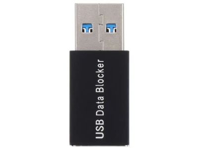 USB-A 3.0 Data Blocker - Sort