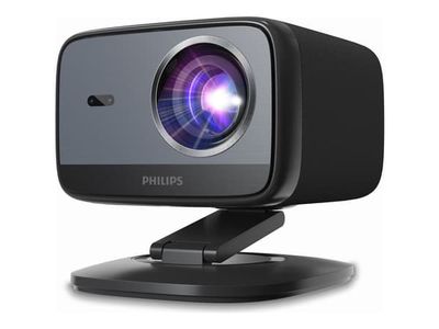 Philips NeoPix NPX450 - LCD-projektor - bärbar - 500 ANSI lumen - Full HD (1920 x 1080) - 1080p - 802.11ax trådlöst/Bluetooth 5.0 - mörkgrå, svart