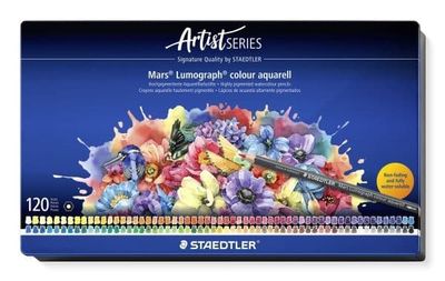 Staedtler Mars Lumograph, Soft (myk), Flerfarget, 120 stykker