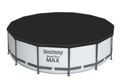 Bestway Steel Pro 5618W, Innrammet basseng, Stige, Hvit, 50,3 kg