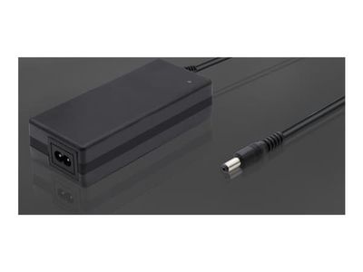 Qoltec Monolith - Strömadapter - för e-cykelbatterier, 36V, 42V, 5,5*2,5 - AC 220-240 V - 84 Watt - svart