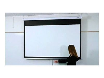 Elite Screens Manual Series M80NWV - Projeksjonsskjerm - 80" (203 cm) - 4:3 - Matte White