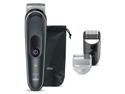 Braun BG5350, Sort, Sølv, 0,5 mm, 1,1 cm, Opladning, Vekselstrøm/batteri, 100 min.