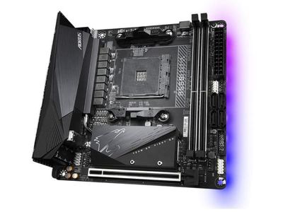 Gigabyte B550I AORUS PRO AX, ATX, AM4, AMD Ryzen, 2x DDR4 DIMM, 5000 MHz, M.2, USB3.1, WiFi/ GBLAN