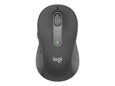 Logitech Signature M650 - Mus - optisk - 5 knappar - trådlös - 2.4 GHz, Bluetooth - Logitech Logi Bolt USB-mottagare - grafit