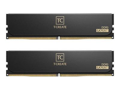 T-CREATE EXPERT - DDR5 - sats - 32 GB: 2 x 16 GB - DIMM 288-pin - 3000 MHz / PC5-48000 - CL30 - 1.35 V - ej buffrad - on-die ECC - svart